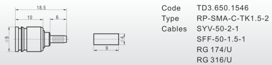  RP-SMA-C-TK1.5-2